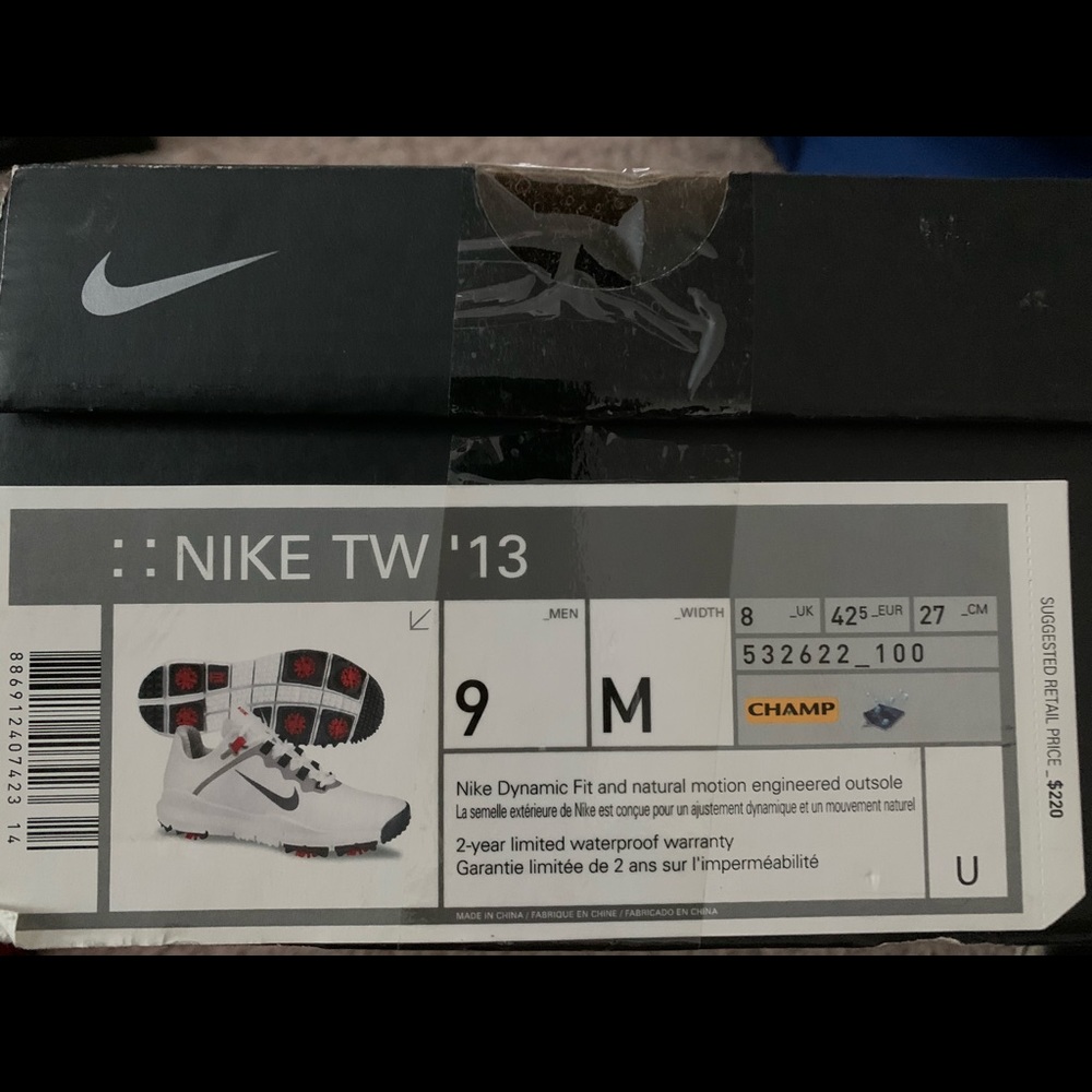 Nike TW13 Golf Shoes Men’s size 9